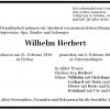 Herbert Wilhelm 1938-2009Todesanzeige